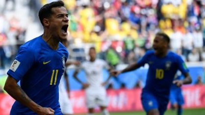  No sufoco, Brasil vence a Costa Rica por 2 a 0