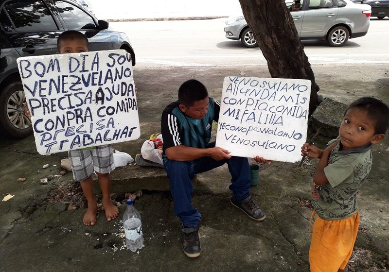  Índios venezuelanos ‘invadem’ São Luís