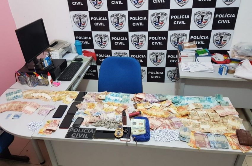  Polícia prende cinco suspeitos de tráfico de drogas