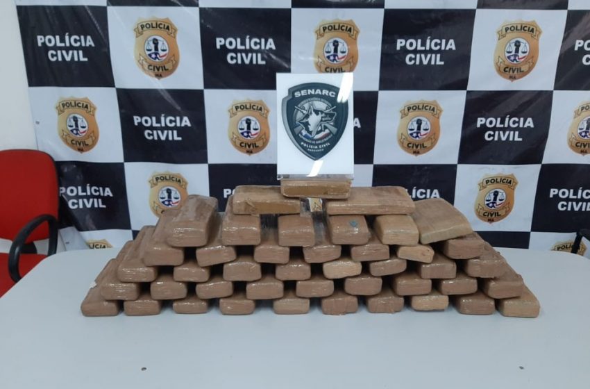  Operação da polícia apreende 50 kg de maconha no Maranhão