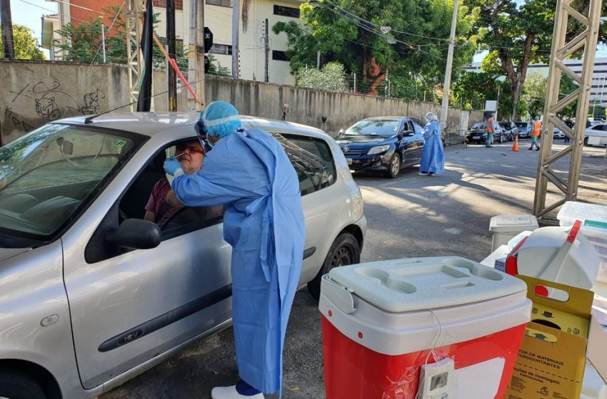  São Luís terá sistema drive-thru para testagem de Covid-19