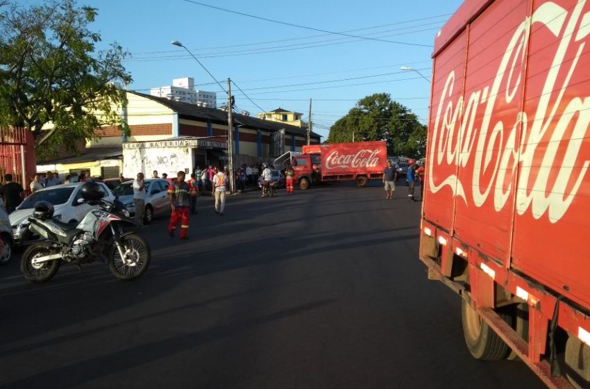  Princípio de incêndio é registrado no prédio da Coca-Cola em São Luís