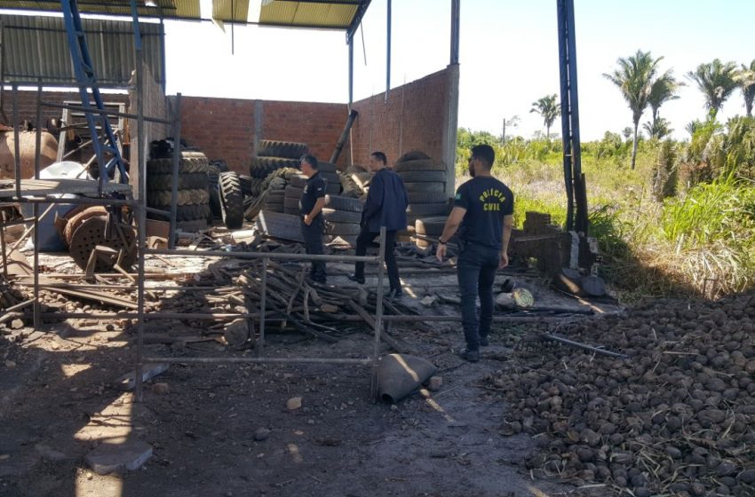  Polícia faz perícia em vulcanizadora que explodiu em Bacabal