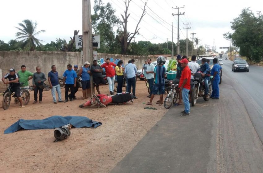  Motociclista morre após ser atropelado por caçamba no Maracanã