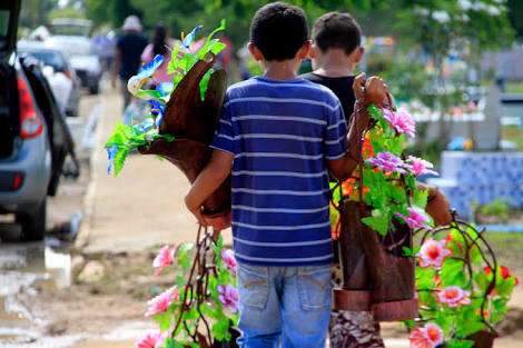  Combate ao trabalho infantil é realizado em cemitérios de São Luís