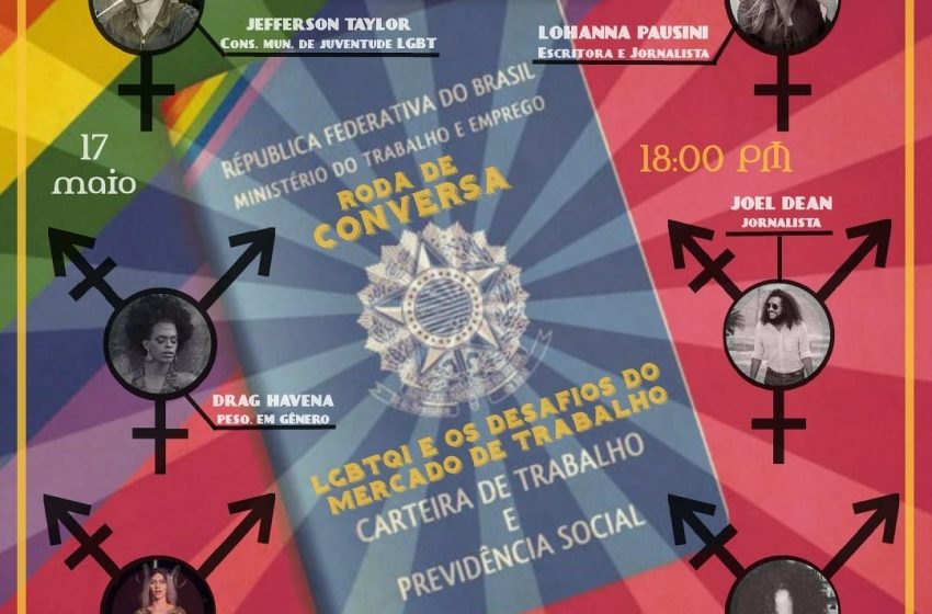  Desafios do mercado de trabalho para a população LGBTQi é tema de roda de conversa