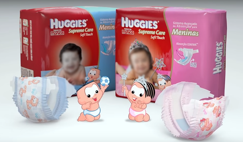  Fraldas da Huggies estão suspensas no país