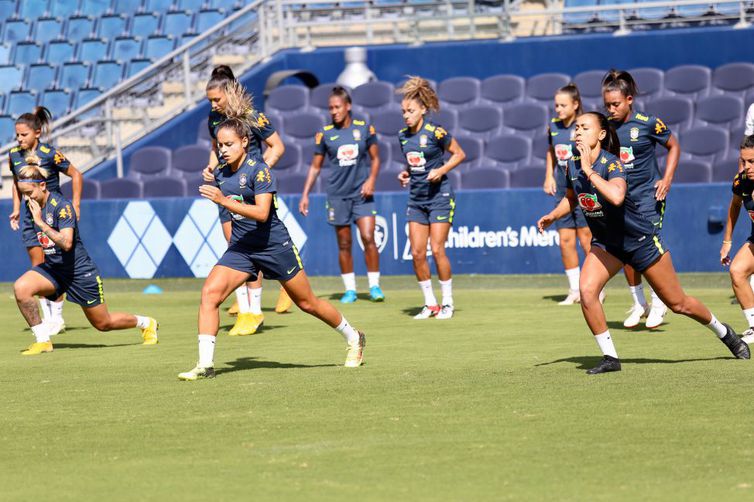  Futebol feminino do Brasil estreia hoje no Torneio das Nações nos EUA