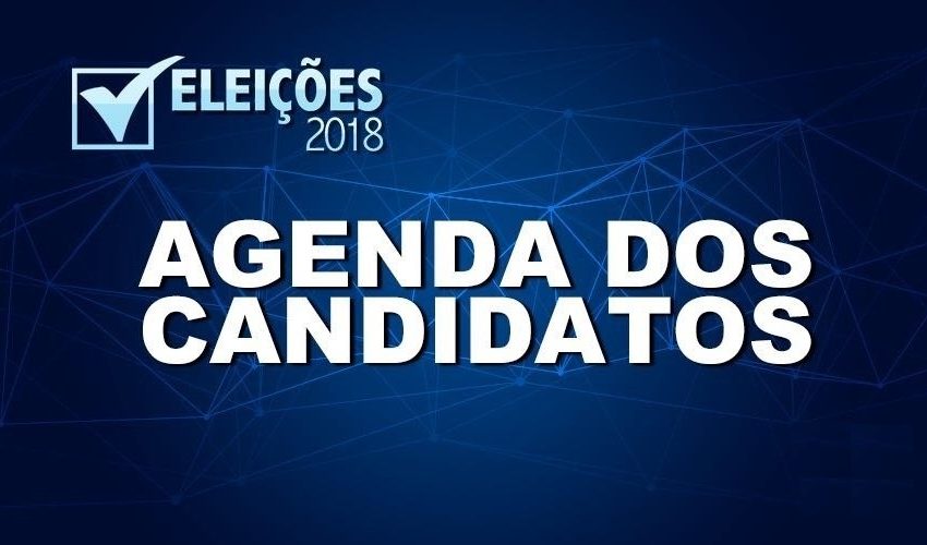  Veja a agenda dos candidatos nesta quinta