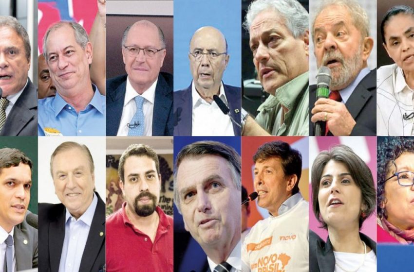  Partidos lançam 13 candidatos à Presidência da República