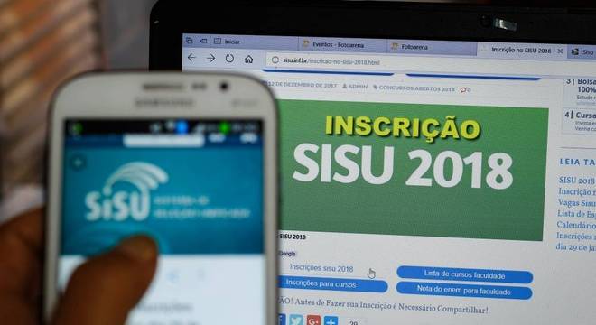  Inscrições para o Sisu começam dia 22 de janeiro