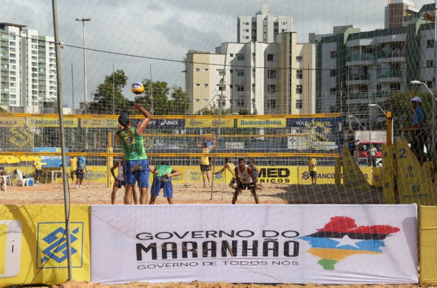  São Luís sedia Circuito Brasileiro Open de Vôlei de Praia