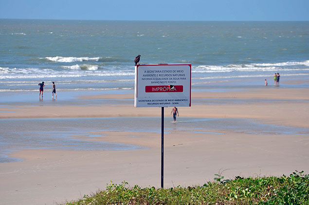  Praias continuam impróprias para banho em São Luís