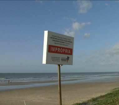  Praias impróprias para banho