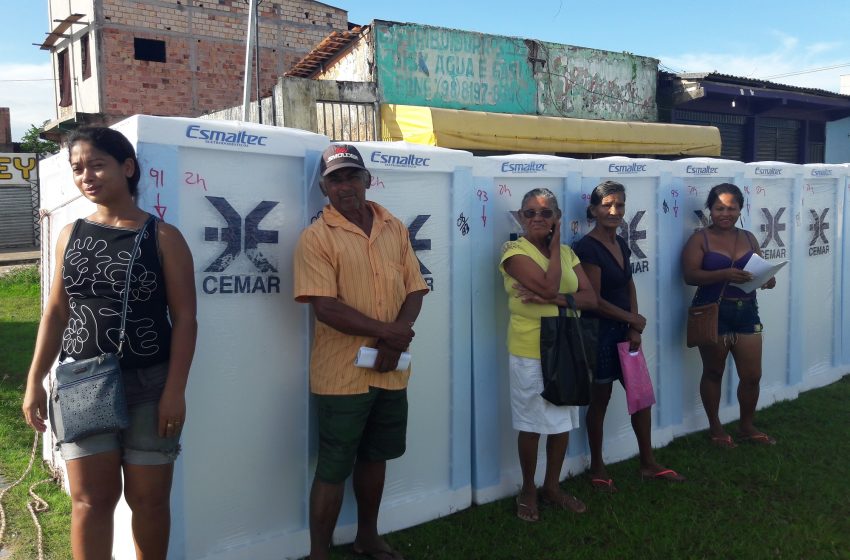  CEMAR realiza cadastro para sorteio de geladeiras no município de Poção de Pedras