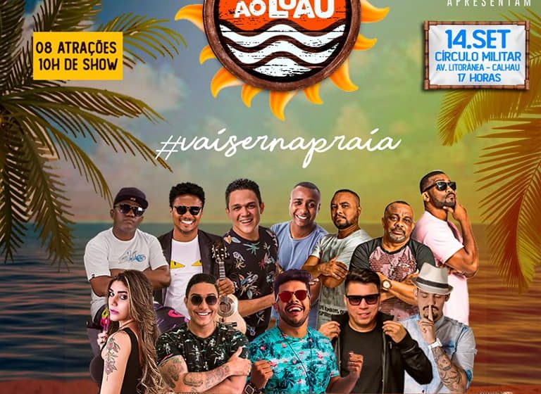  “Do Por do Sol ao Luau” acontece neste sábado (14)