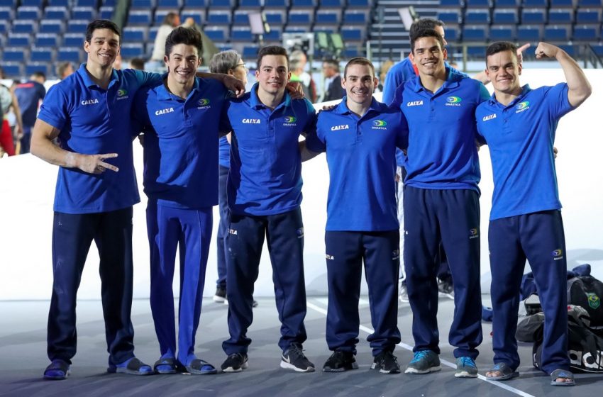  Equipe masculina de ginástica garante vaga olímpica