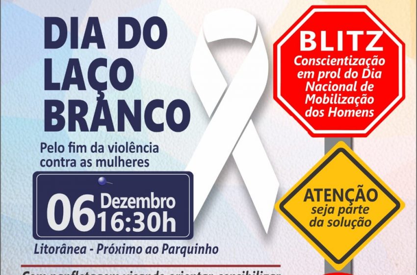  Patrulha Maria da Penha realizará blitz educativa em alusão ao dia do Laço Branco