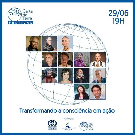  Festival Internacional Carta da Terra reúne personalidades por uma sociedade global justa, sustentável e pacífica.