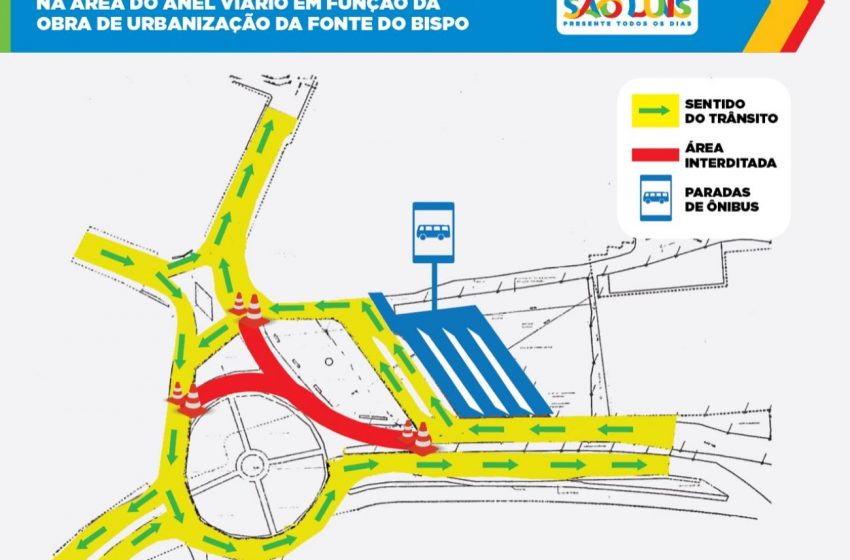  Prefeitura de São Luís altera trânsito na área do Anel Viário neste sábado (1º)