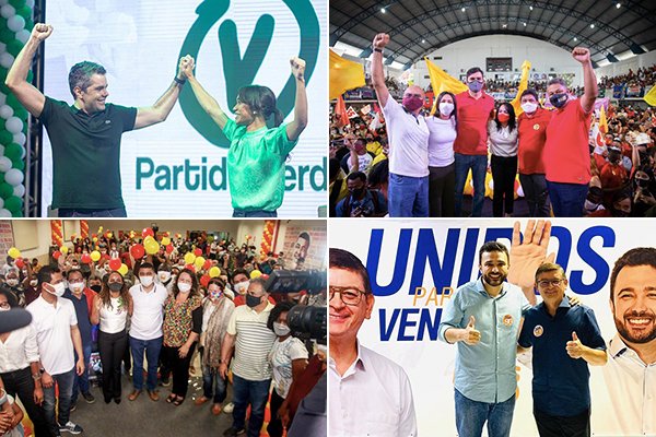  Candidatos se manifestam após aglomerações em convenções