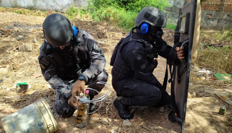  Polícia destrói granada encontrada em bairro de São Luís