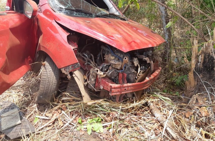  Mulher morre em colisão entre caminhão e carro na BR-010