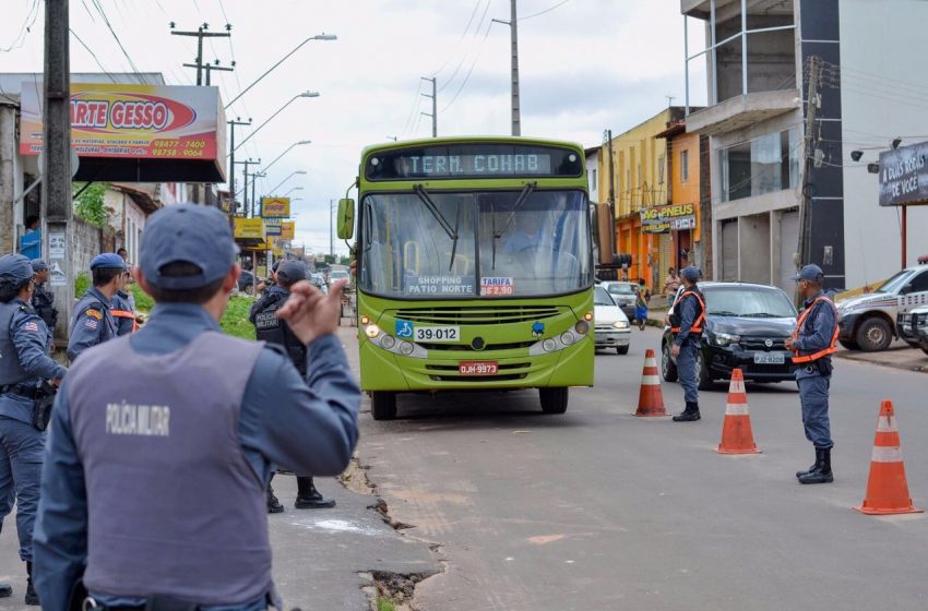  Blitz Policial impede tentativa assalto a coletivo em São Luís