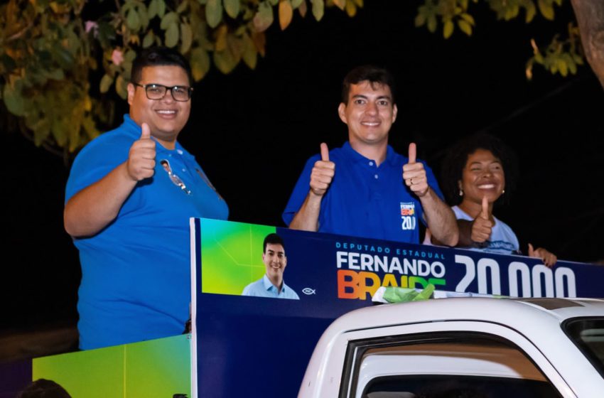  Em carreata pelo Cohatrac, Fernando Braide recebe apoio dos moradores do bairro