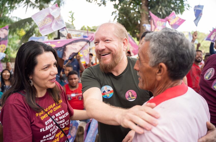  Em Bequimão e Penalva, Othelino e Flávia Alves intensificam campanha e recebem apoio