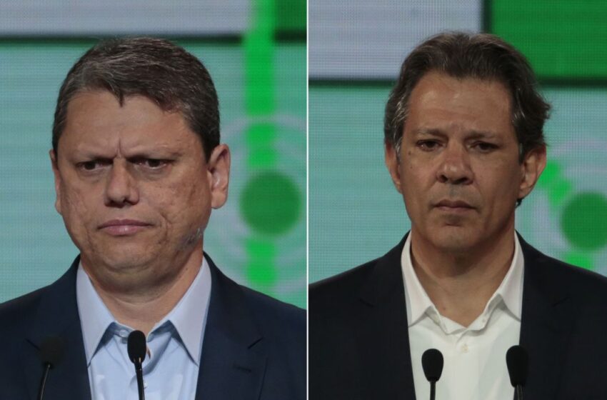  SP: Tarcísio e Haddad vão disputar 2º turno para governador